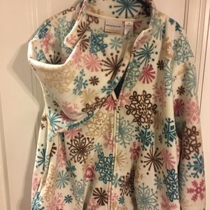 Alfred Dunner fleece zip up jacket